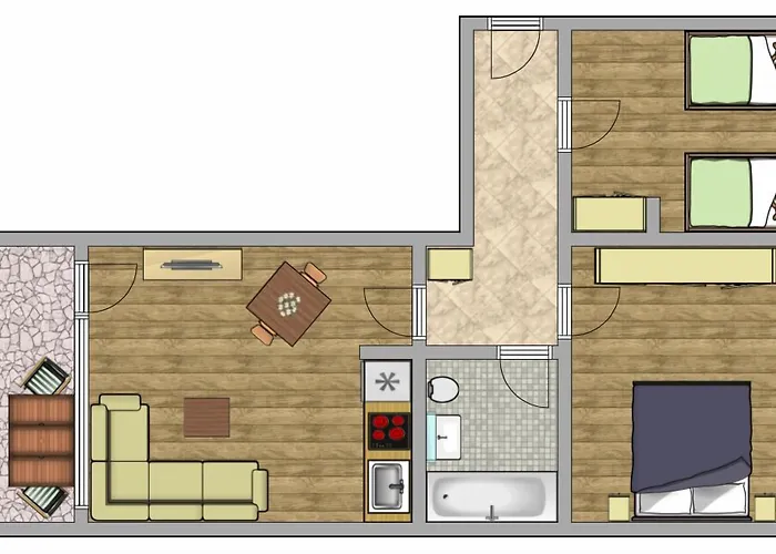 Lindenschloesschen & Schlossgarten Appartement *